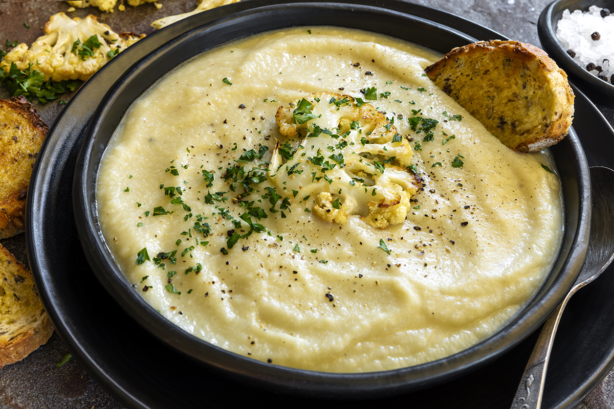 Roasted Cauliflower Soup