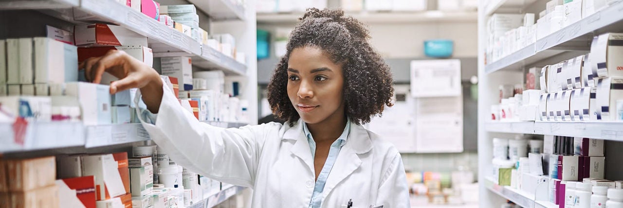 Young female pharmacist
