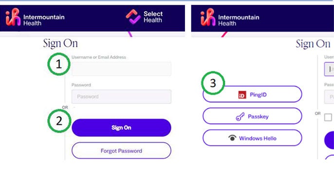 Screenshot of 2 step verification process. 