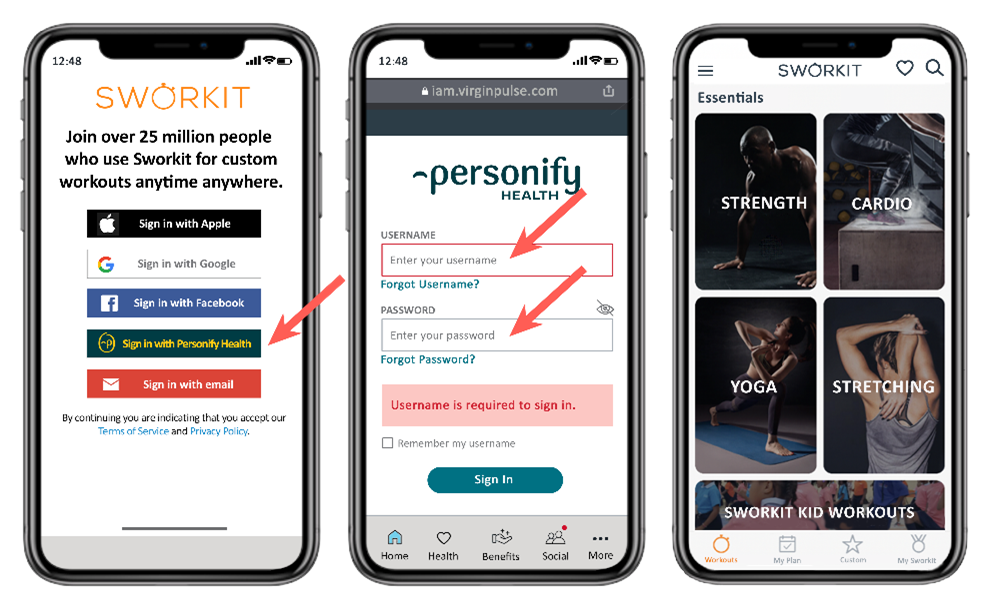 Sworkit & Personify Apps Sworkit & Personify Apps