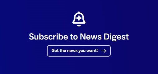 Screenshot of the News Digest subscription