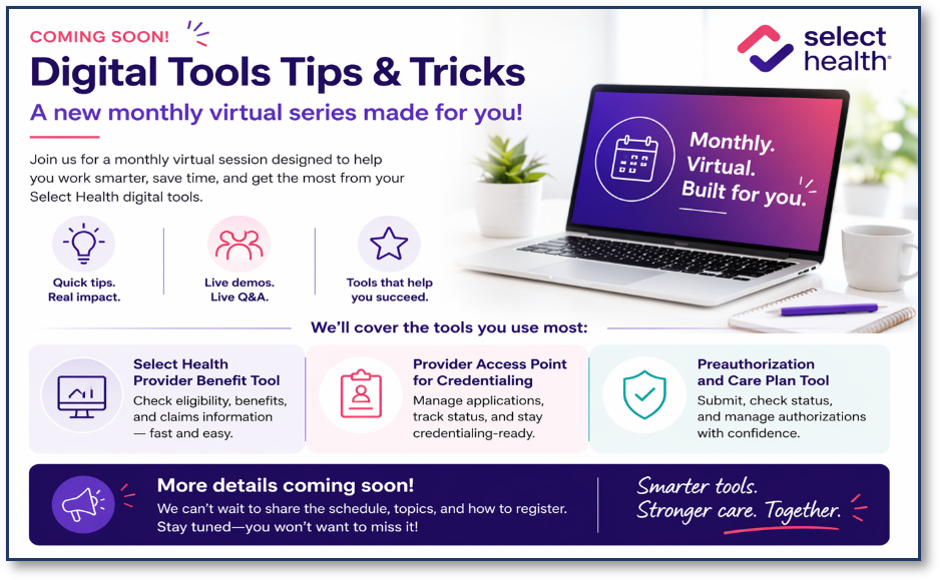 Digital Tools training flyer