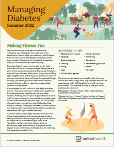 English Managing Diabetes Newsletter - July 2022