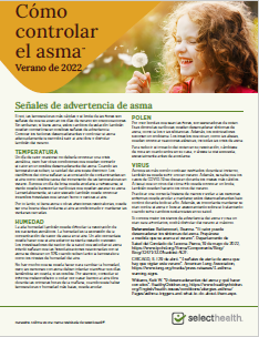 Spanish Managing Asthma Newsletter - Verano 2022